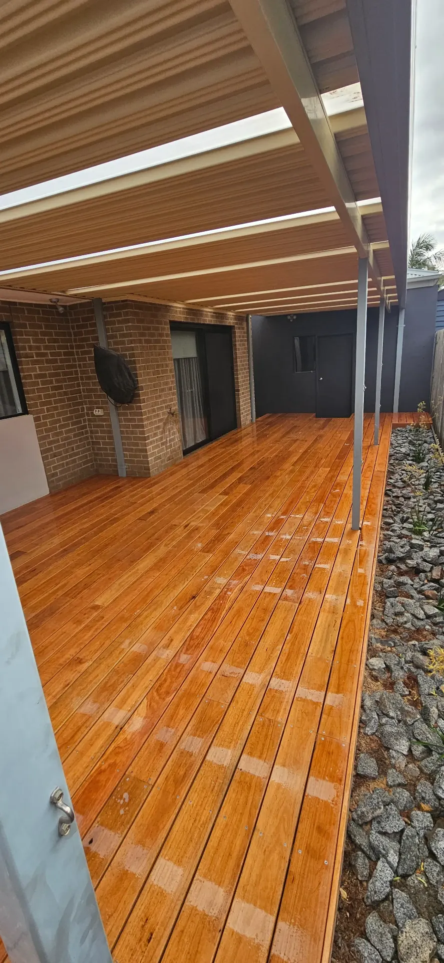 Nunawading backyard decking and pergola — placeholder image