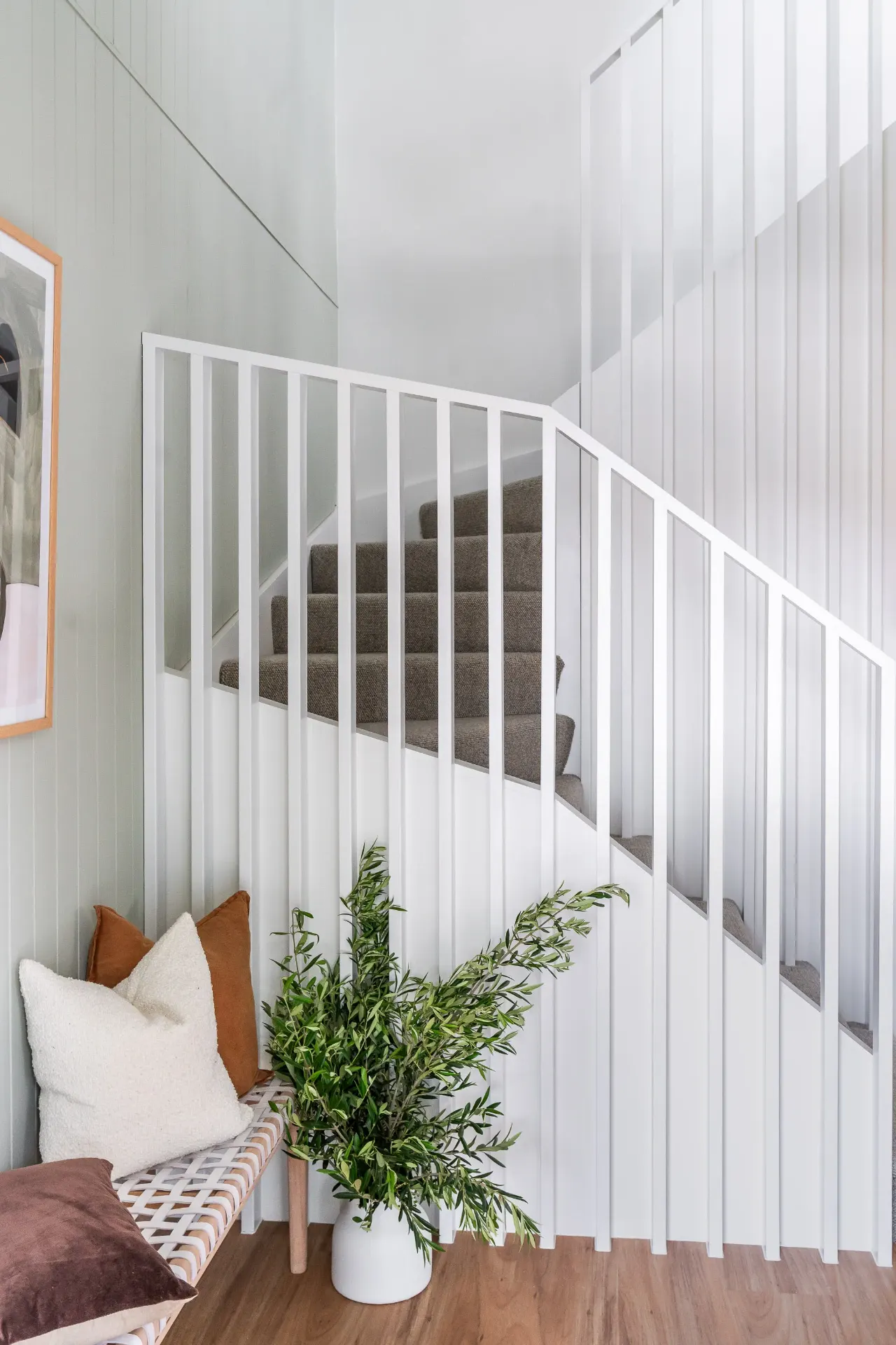 Editorial staircase in a renovated Melbourne home