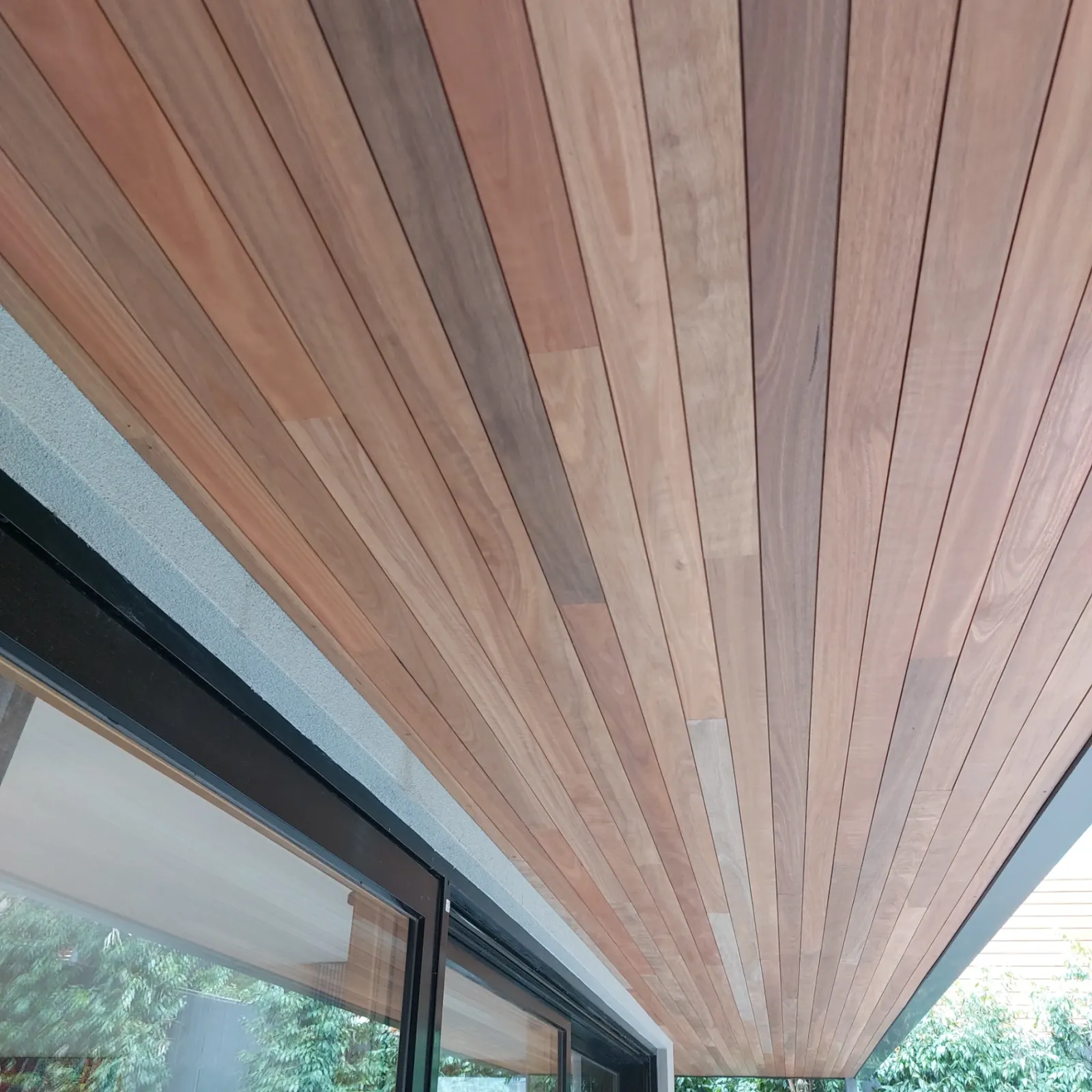 Extension with feature timber soffit